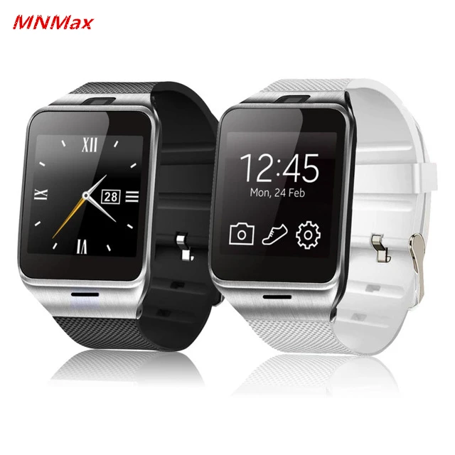 GV18 bluetooth smart watch support NFC SIM font b smartwatch b font for Android Smart Phone