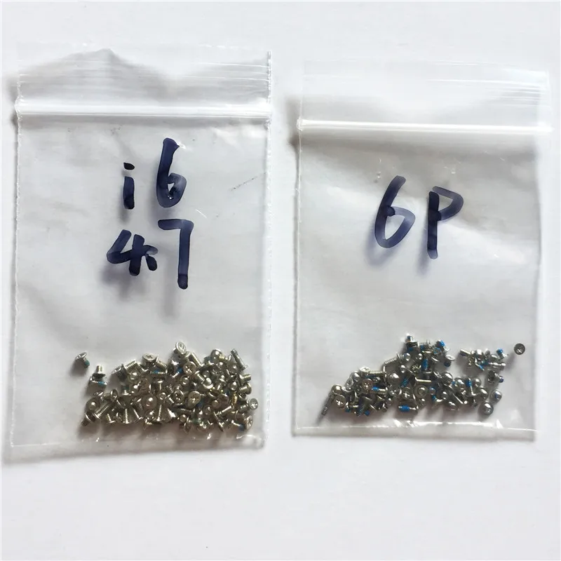 1 Set di Viti Completo Set di Viti per il iPhone 4 4S 5C 5S 5G 6G 6s 6 7 7P 8 8 più di X di Riparazione bullone Completo Kit di Parti di Ricambio - Image 3