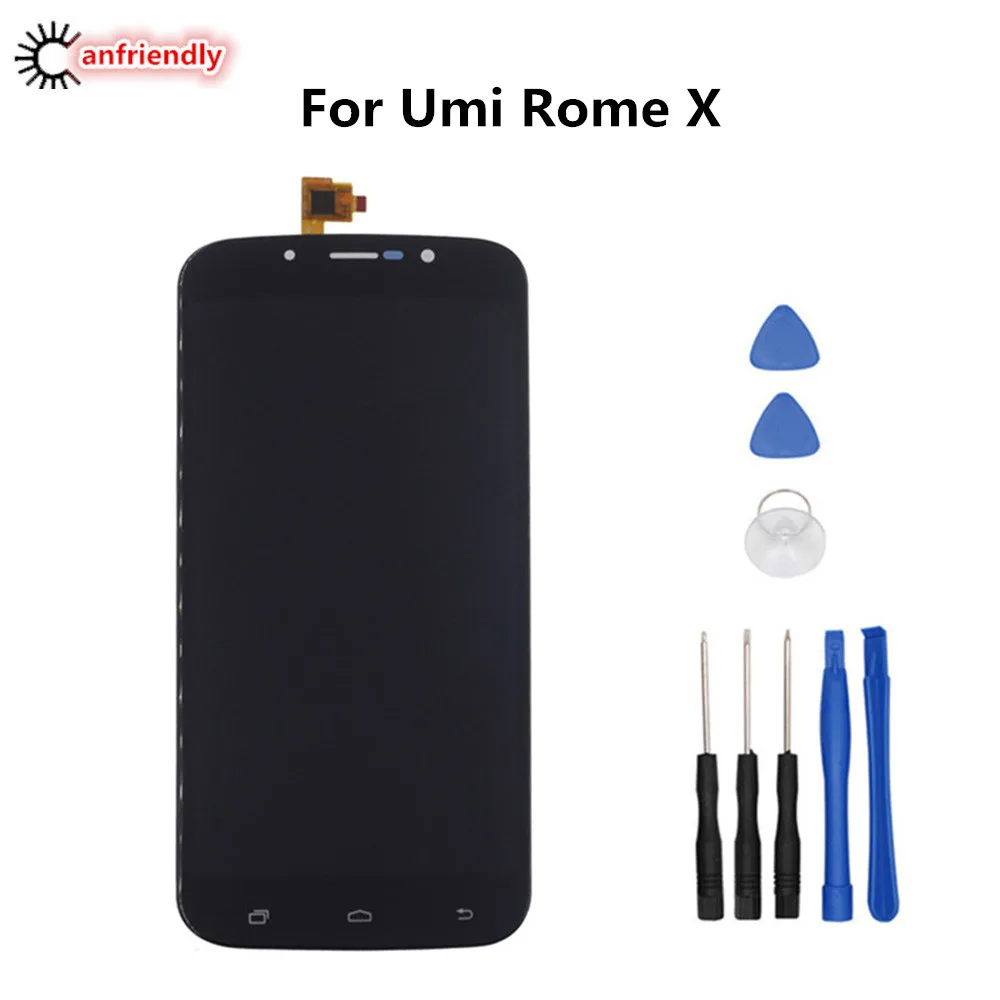 

For UMI Rome X LCD Display + Touch Screen Digitizer Assembly Replacement Part For Umi Rome X Glass Panel lcds Screen replace New