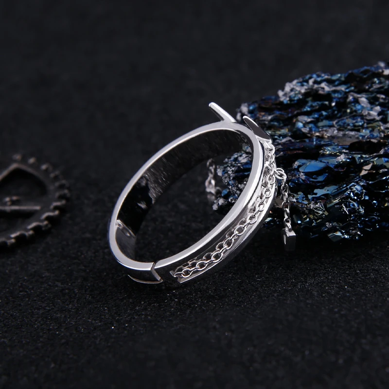 Аниме Saint Seiya Cloth Myth, Андромеда кольцо 925 пробы серебро Косплей кольцо подарок Регулируемые кольца ювелирные украшения вечеринка на Хэллоуин
