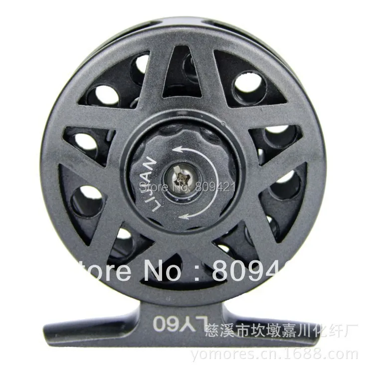20 шт./лот полностью металлическое 60 мм Диаметр наружное рыболовное колесо полностью металлические Рыболовные катушки LY60