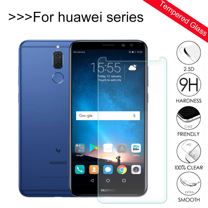 Защитное стекло для Huawei honor 8 9 10 протектор экрана закаленное mate 20 lite nova 2 2i plus p20 pro