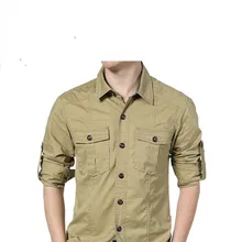 Мужские рубашки с длинным рукавом, дышащие M-4XL, большие размеры, хлопок, спортивные рубашки Cago, для кемпинга, альпинизма, тактика, армейские рубашки