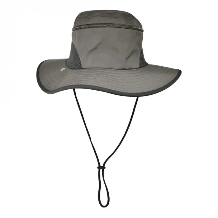 Women Men Foldable Hat Breathable Mesh Sunhat Portable Summer Fishing Outdoor Hats ED-shipping