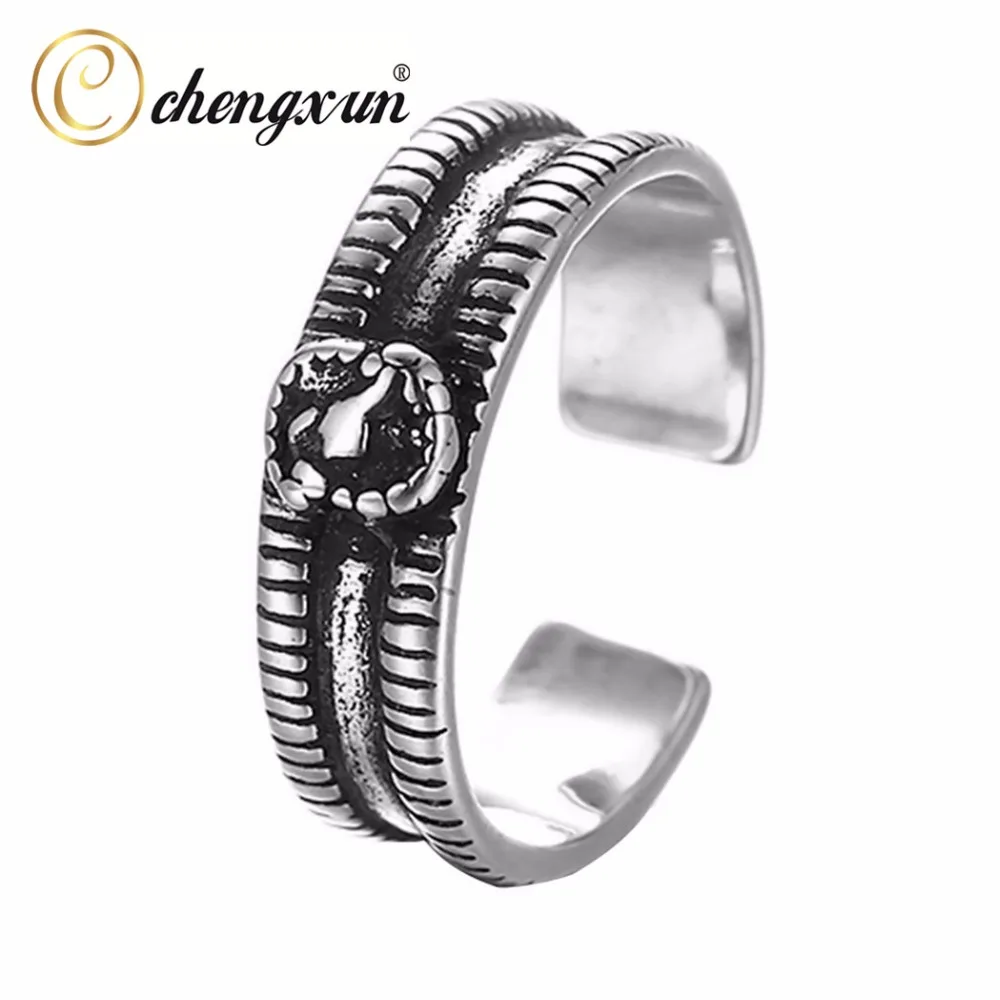 CHENGXUN color Retro Classic Big Rings for Women Black Color Ceramics Male Punk Brand Ring Men Jewelry Party | Украшения и