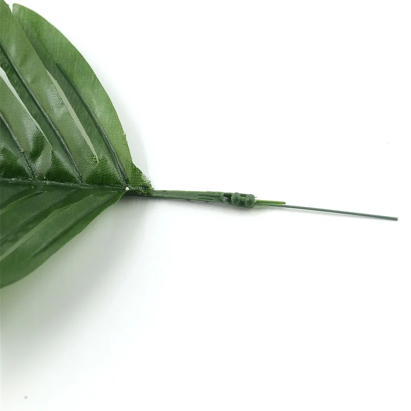 12 шт. 2 вида большие искусственные монстеры Пальмовые Листья зеленый пластиковый лист Свадебные украшения DIY дешевые цветы листья растения