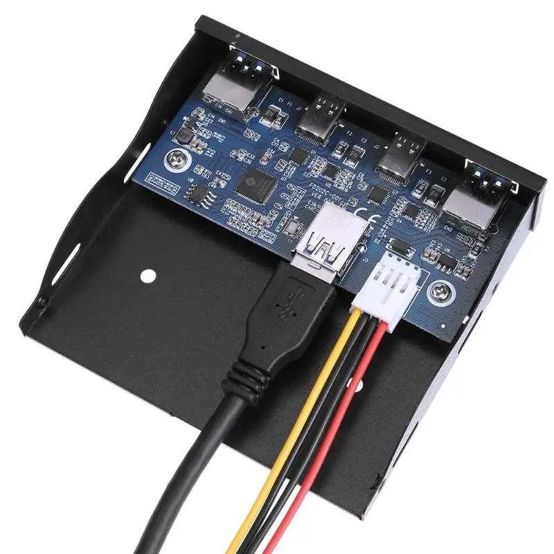Настольный ПК передний дисковод 2xUSB3. 0+ 2xType-C порт расширитель панели