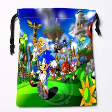 TF& 24 sonic the hedgehog#9 заказной Печатный получить мешок компрессионного типа сумки на шнурке размер 18X22 см и 81#24