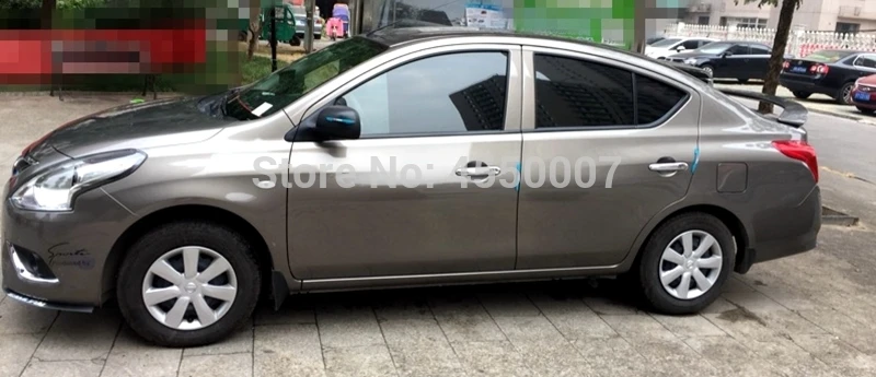 Для Nissan Sunny 2011 2012 2013 Высококачественный ABS Материал заднее крыло багажника спойлер