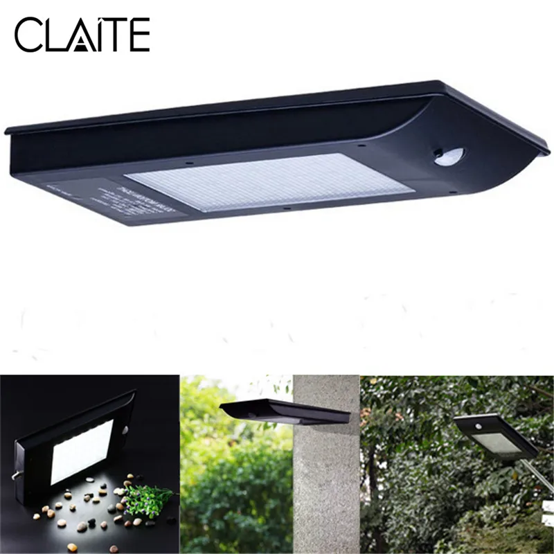 

CLAITE 35 LED Solar Light Outdoor LED PIR Motion Sensor Wall Lamp 5W Waterproof Security Street Light for Garden Yard Pathway