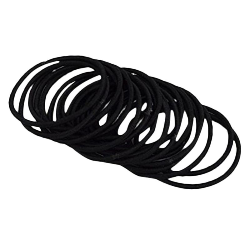 20 Pcs Girl Elastic Hair Bands Ties Band Rope Ponytail Bracelet Rubber