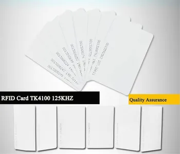 

1000pcs EM ID CARD RFID CARD 4100/4102 TK 4100 reaction 125KHZ RFID Card ID Card fit for Access Control Time Attendance