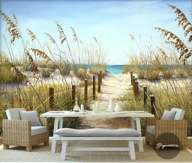 fototapete esszimmer, 3d fototapete natur landschaft sonnenlicht tapete wandbild hotel, Design ideen