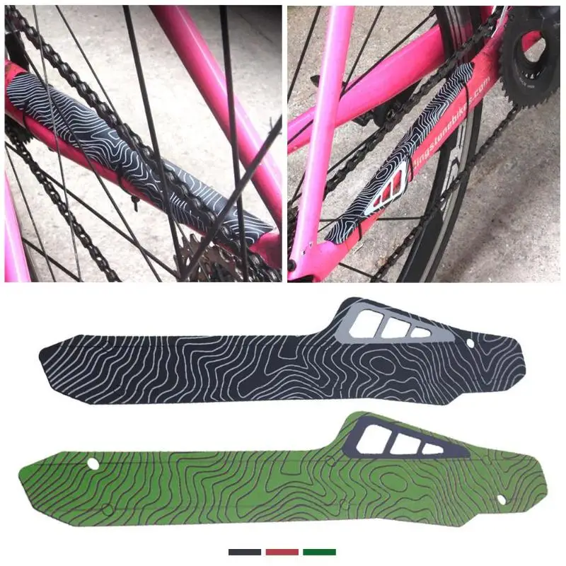 

PP Road Mountain Bike Frame Protect Bicycle Frame Chain Stay Posted Protector Bicycle Bike Chain Guard Cover Cycling Accessories