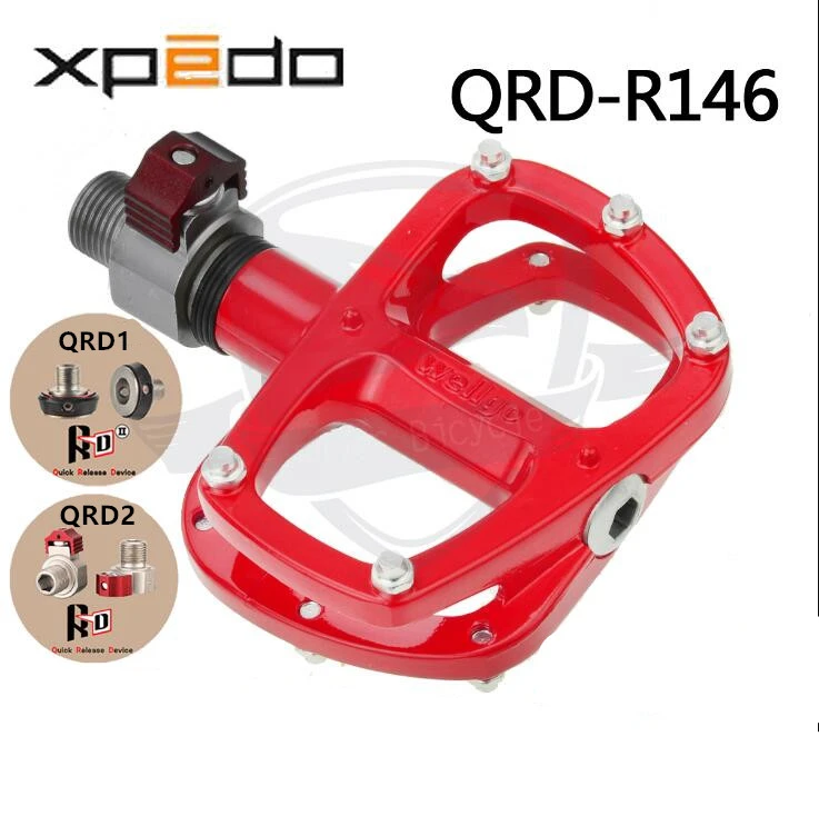 Wellgo Ultralight Road Bicycle Aluminum MTB Bike Pedals Bicycle Pedal AccessG4Q7