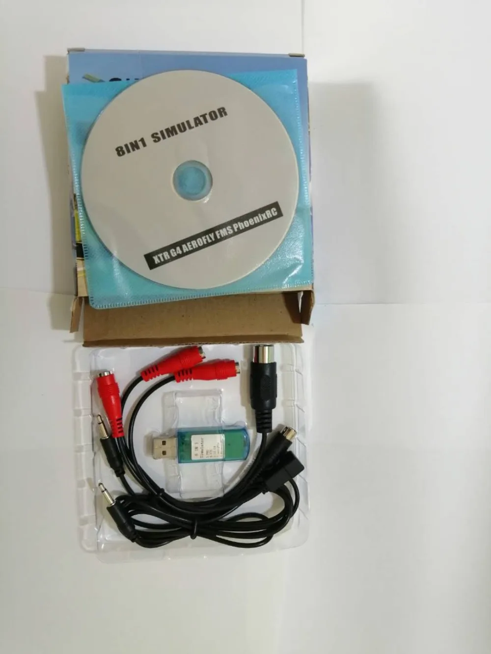 Кабель для авиасимулятора Fuba ESky JR WFLY 4 8Ch 3 шт./лот 8 в 1 XTR Aerofly1.1 FMS G3 G4