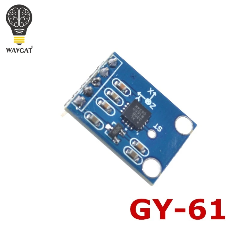 

WAVGAT GY-61 3-5V ADXL335 Module 3-axis Analog Output Accelerometer Angular Transducer Module