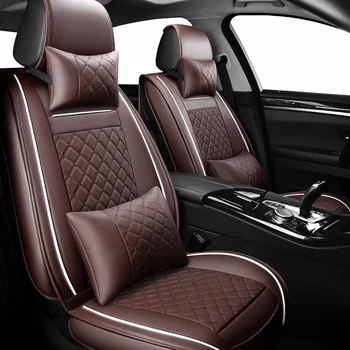 

( Front + Rear ) Special Leather car seat covers for mitsubishi pajero 4 2 sport outlander xl asx accessories lancer car seats