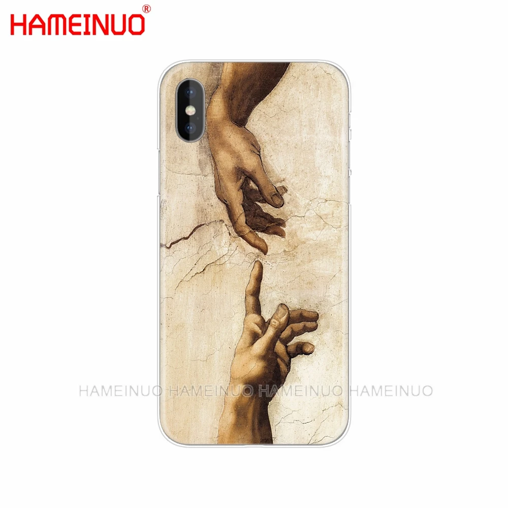 HAMEINUO Италия leonardo da vinci арт Чехол для мобильного телефона iphone X 8 7 6 4 4S 5 5S SE 5c 6s plus - Цвет: 61835