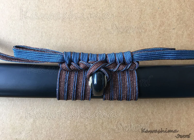 Японский самурайский меч Sageo веревка из полиэстера двухслойный шнур для Saya (Scabbard)