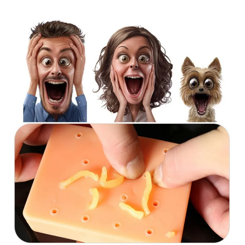 

2019 Peach Pimple Popping Funny Popper Remover Stop Picking Novelty Squeeze Acne Toy Interesting Stress Reliever Toys Hot L