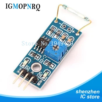 

5pcs Dry reed pipe sensor module magnetron module dry reed switch magnetic control switch