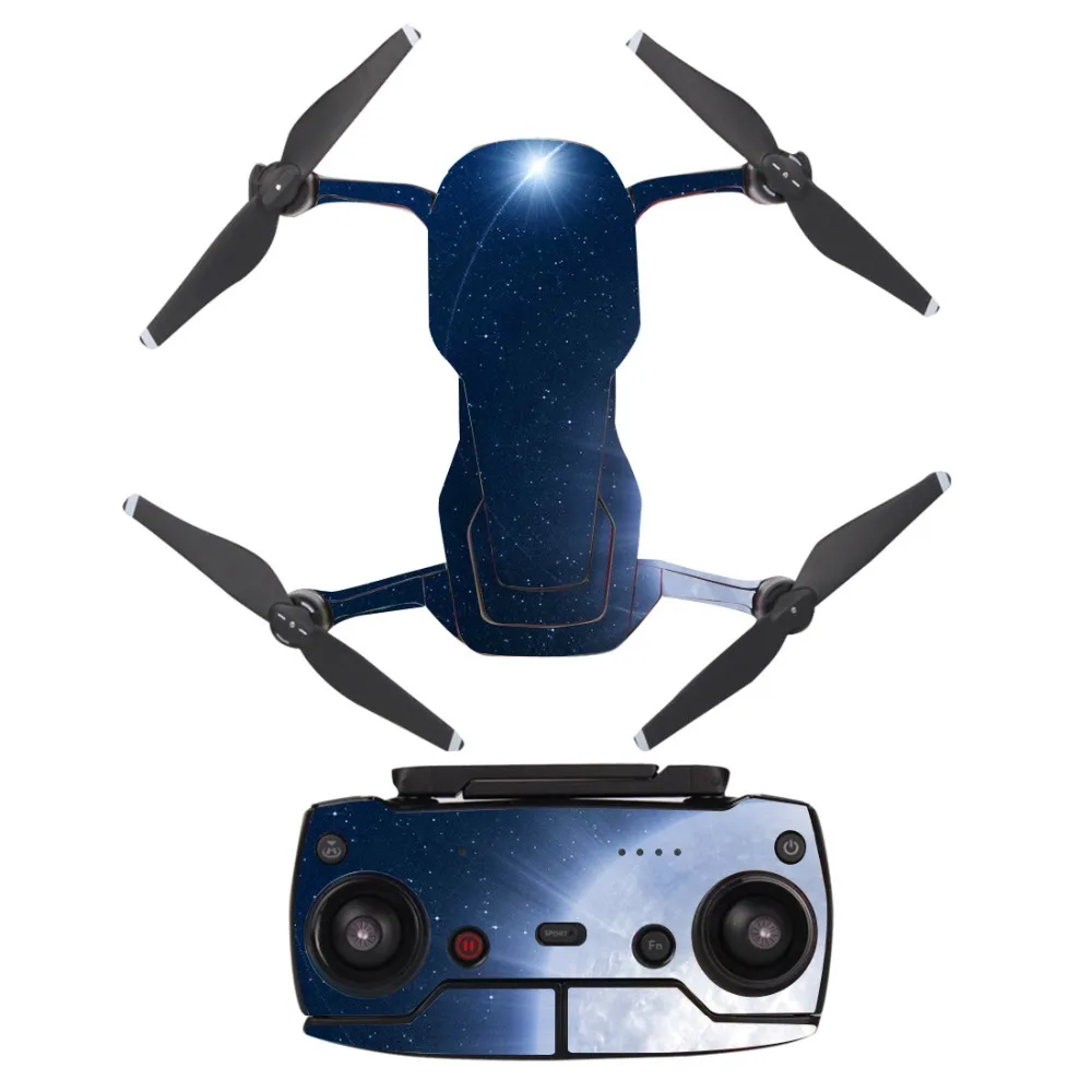 Страшный череп Водонепроницаемый ПВХ наклейка на кожу наклейка для DJI MAVIC Air Drone Защитная пленка для тела+ пульт дистанционного управления крышки контроллеров