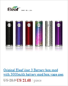 Склад Eleaf iJust 3 комплект с ELLO Duro World Cup 810 капельный наконечник HW-M/HW-N встроенный 3000 мАч электронная сигарета