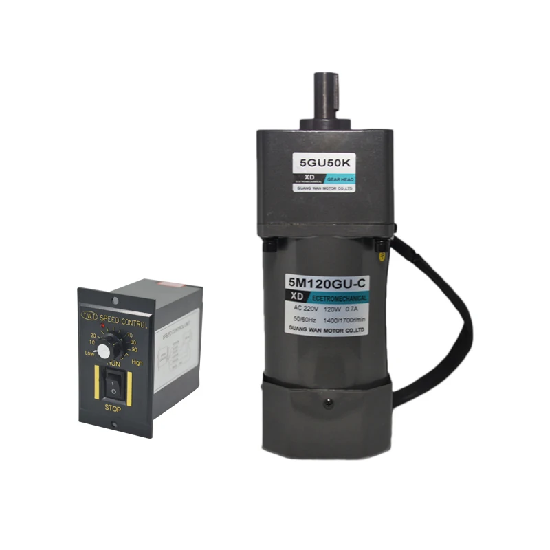 

5M120GN-C AC gear motor single phase motor slow reversing micro-speed small motor AC220V/120W