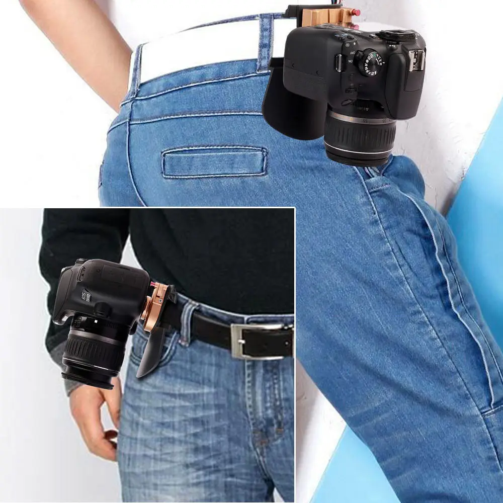 Camera Belt Holster Clip Waist Holder Pe + Abs + Metal Clip Holder