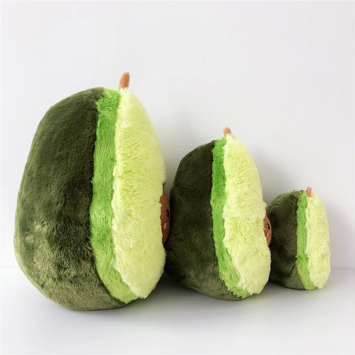 

New Avocado Fruits Plush Plant Toys Kawaii Stuffed Doll Cushion Boys Girls Anti Stress Cushion Pillow For Kids Children