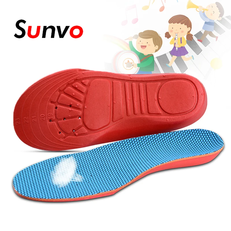 

Sunvo Memory Foam Children Orthopedic Insoles Arch Support for Kids Flat Foot Orthotic Shoes Pads Sport Inserts Cushion Insole