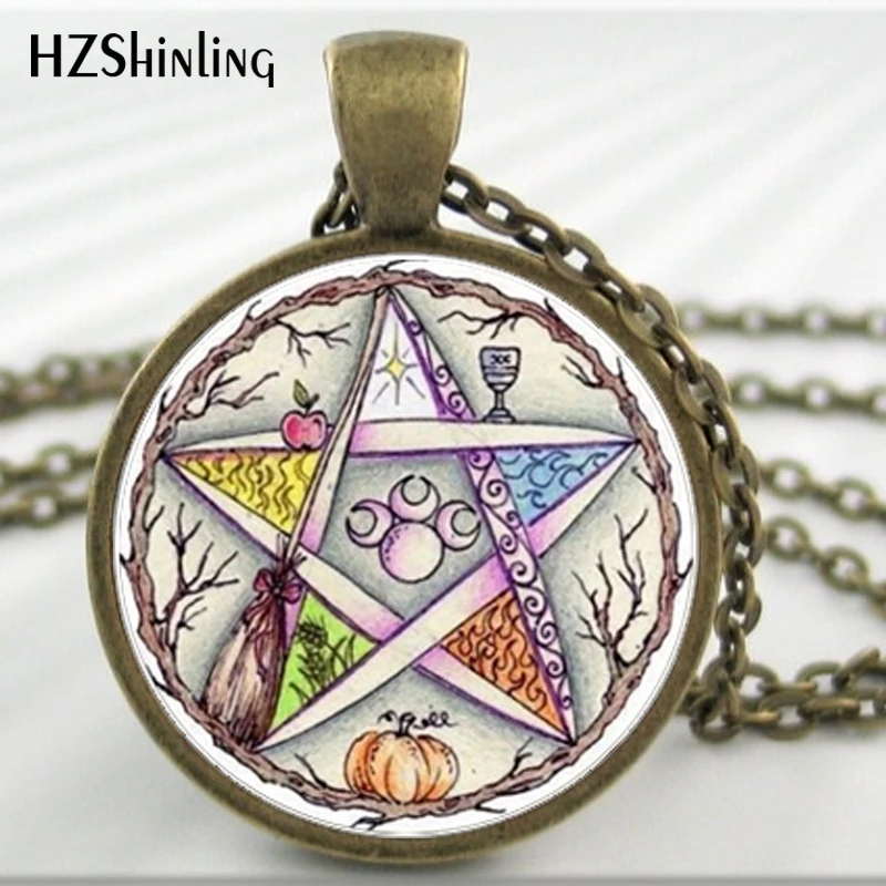 Женское ожерелье с подвеской в виде пятиконечной звезды|necklace pentagram|pentagram necklacenecklace