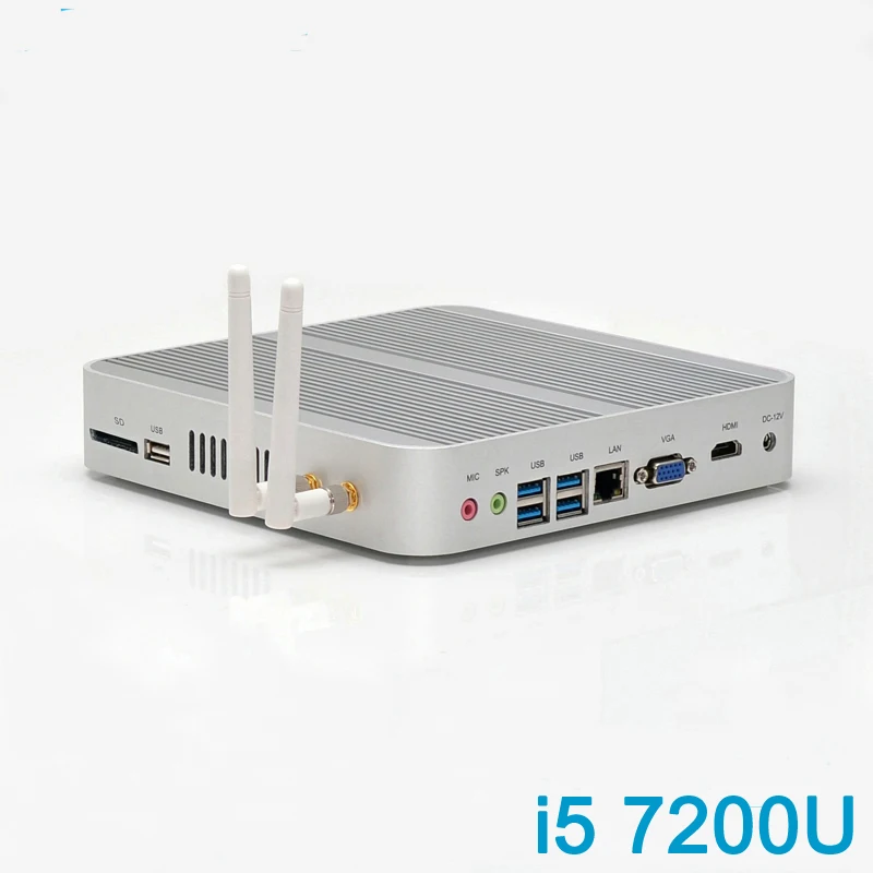 Lowest Price Intel Core i5 7200U Mini PC Windows 10 7th Gen Kaby Lake Fanless Mini Computer with 4K HD Graphics 620 300M Wifi VGA HDMI TV Box Lowest Price Intel Core i5 7200U Mini PC Windows 10 7th Gen Kaby Lake Fanless Mini Computer with 4K HD Graphics 620 300M Wifi VGA HDMI TV Box