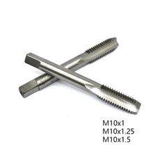 1PC M10 HSS Tap Straight Flute Machine Tap M10X1.25 M10X1 M10X1.5 Metric Tap Drill Thread Die Tap Right Screw Plug Hand Tool