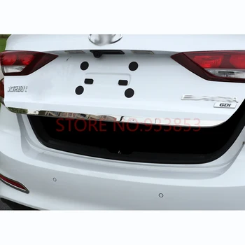 

Stainless steel rear tail gate lid trim molding trunk garnish cover trim For ELANTRA 2016