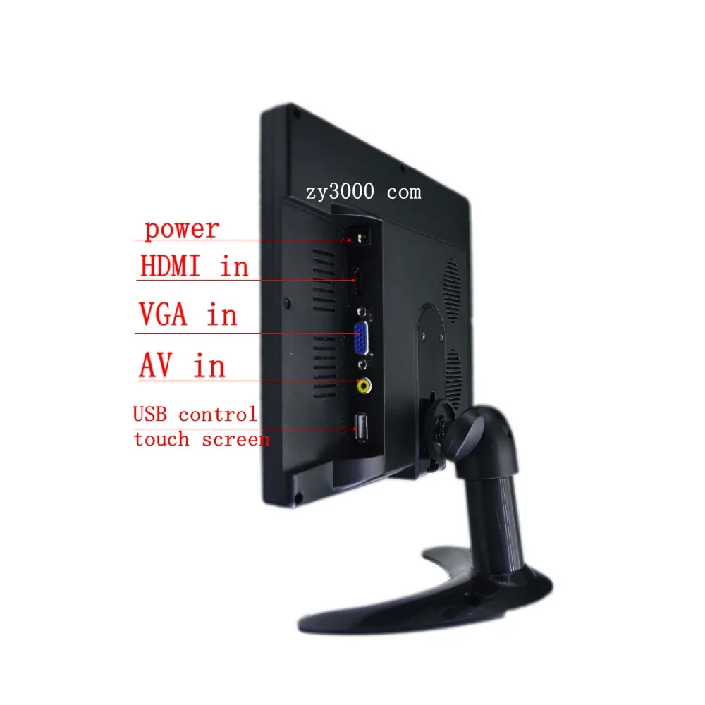 Автомобильный детектор D sub Hdmi Vga Av вход Hd монитор 7 дюймов светодиодный Usb
