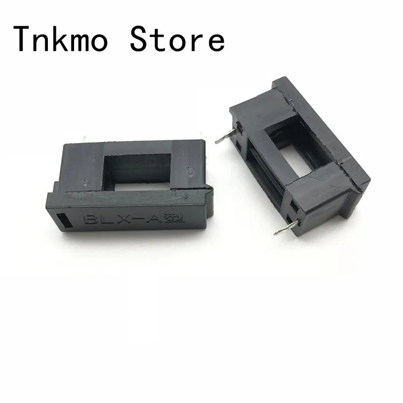 

10pcs 5*20mm glass fuse holder BLX-A type with cover fuse blocks 5X20mm insurance header