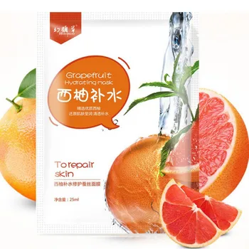 

Beauty 1pc Fruit Moisturizing Facial Mask Natural Essence Women & Men Masks Remove Dry Masks
