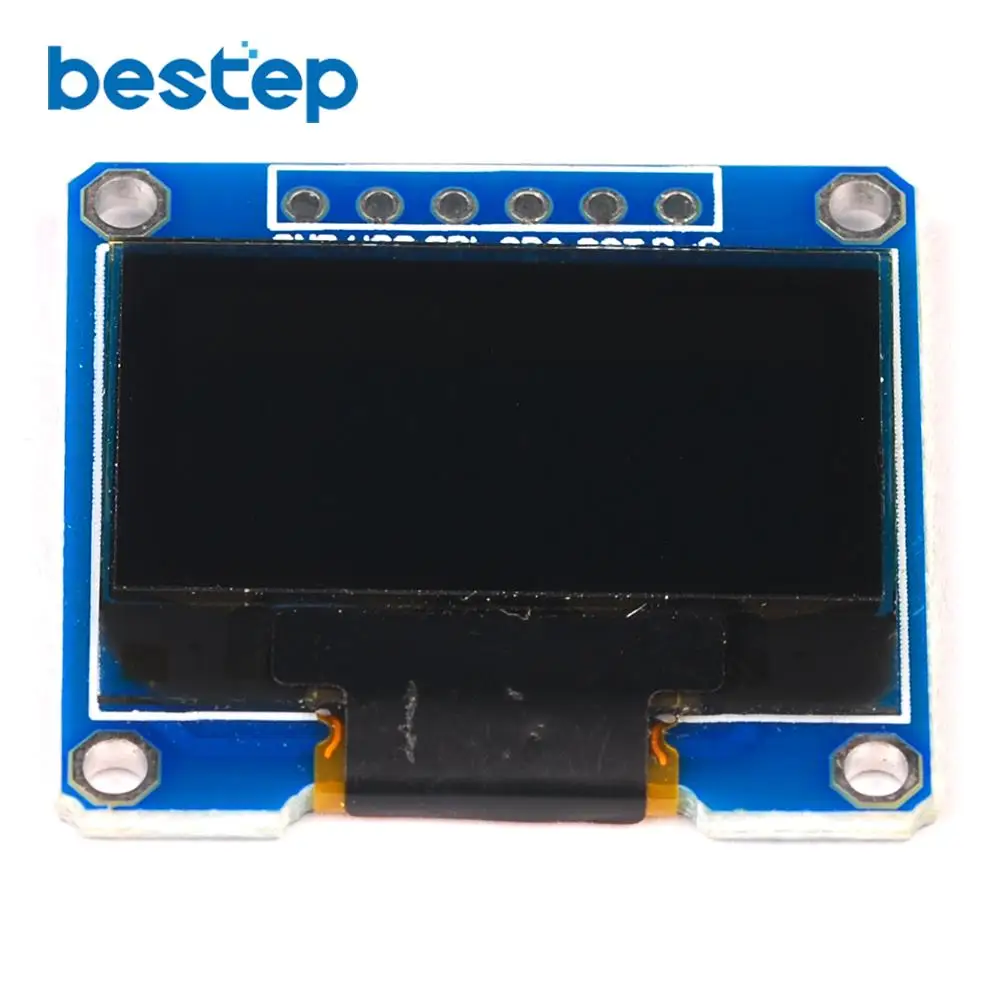 Желто синий двойной цвет 6pin/4pin 128X64 белый OLED ЖК светодиодный дисплей модуль для