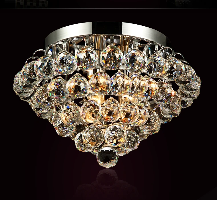

Ceiling Lighting Crystal Living Room Light Led Lamps Lamp Luxury Led Chandeliers 220V Crystals Warm Bedroom Modern Study