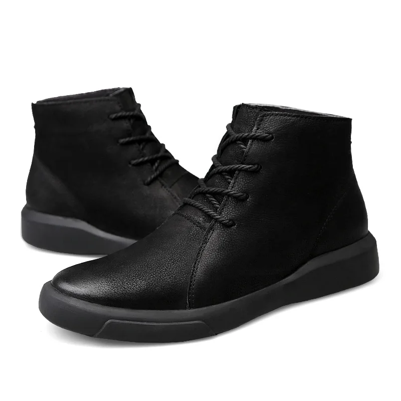 Fotwear/мужские ботинки из натуральной кожи Обувь премиум класса на шнуровке
