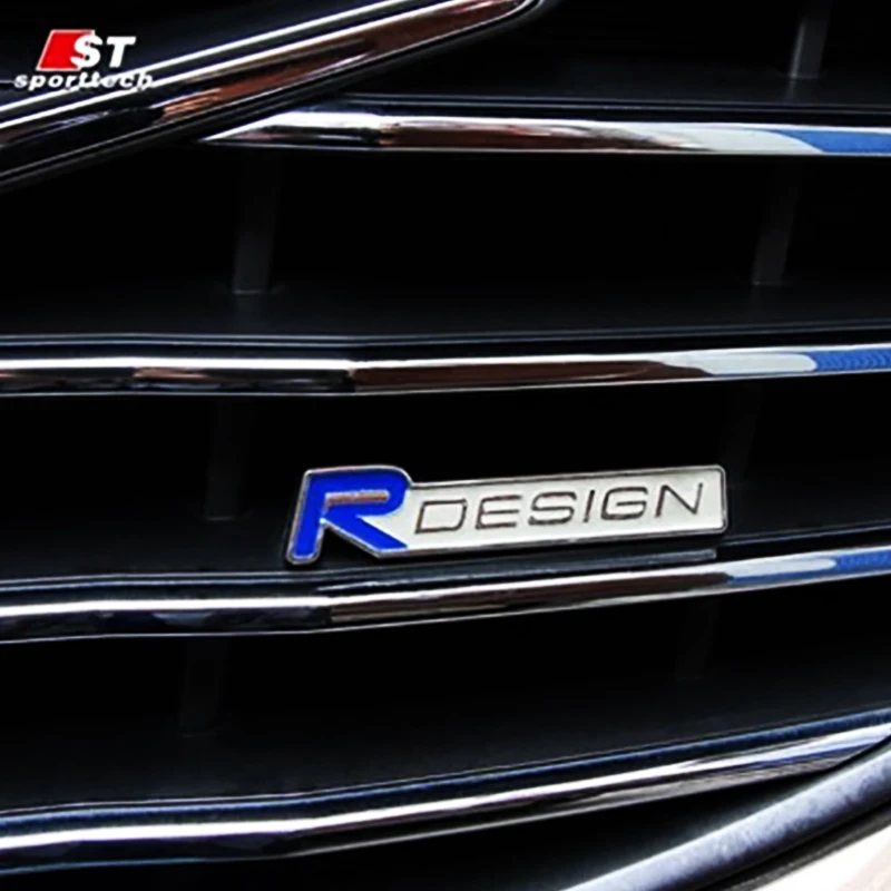 Car Grille Stickers For Volvo XC60/XC90/V40/V60/S60L/S80L R Modified Design Chromium Styling For