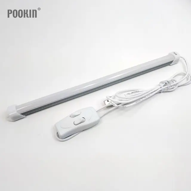USB LED Strip  2835 SMD Bar LED Book Light  Desk Lamp for Bedside  Reading Study Office Cabinet Night Light