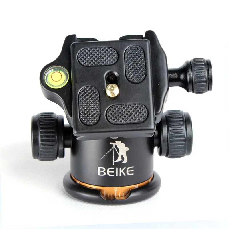 Beike Bk03 Aluminum Alloy Tripod Ball Head / With Quick Release Plate