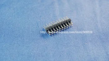 

100pcs 2x10 P 20 Pin 2.0 mm Pin Header male Dual row Straight PCB 180 Through Hole Insulator height 2.00mm Rohs Lead Free