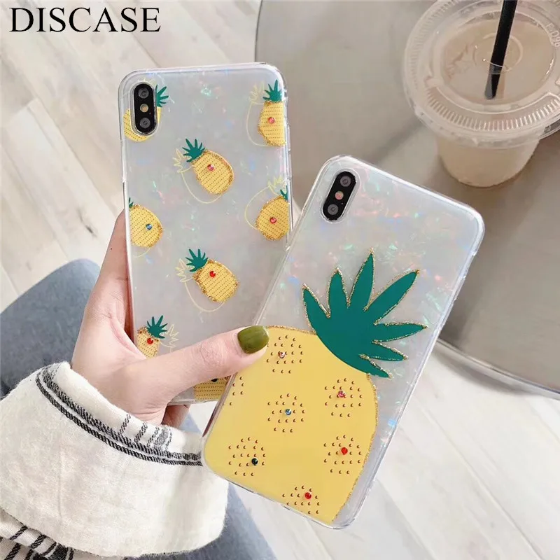 Ourdeals эпоксидный цветной чехол для телефона iphone 6s 6 8 7plus XS MAX XR X Fresh lovely fruit smooth