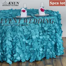 5 шт тафты вышитые скатерти круглые прямоугольные скатерти для украшения свадебного мероприятия
