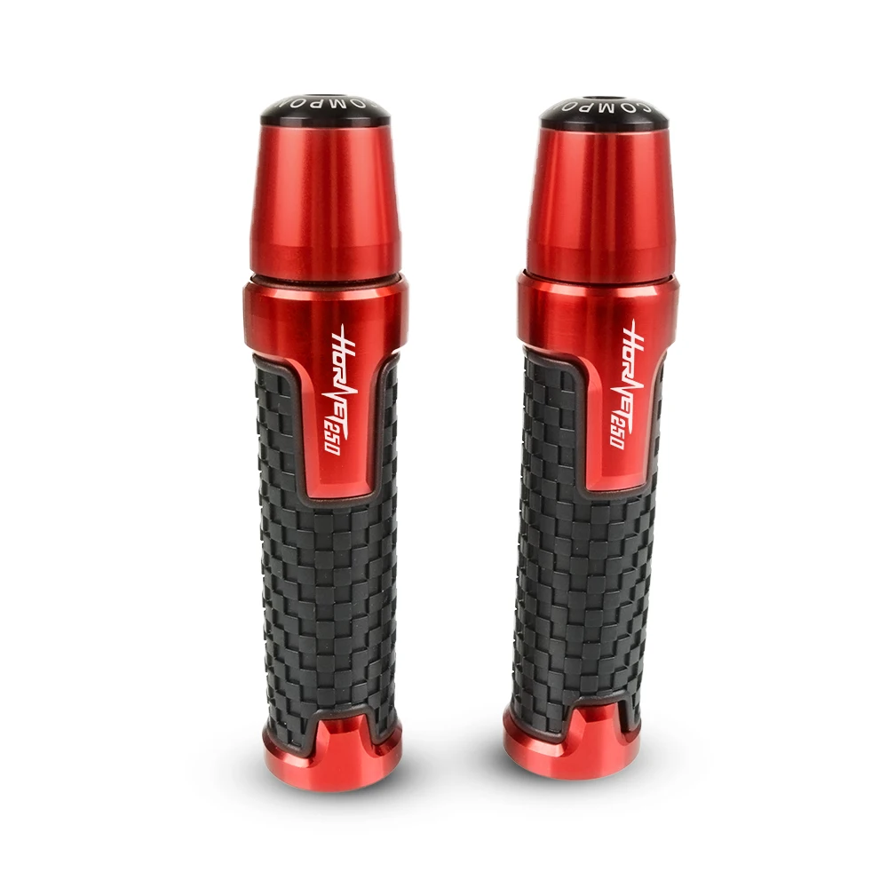 Red hoRnet250 Мотоциклетные алюминиевые рукоятки с ЧПУ, рукоятки и рукоятки для Honda hoRnet 250 hornet250 2001, аксессуары для мотоциклов - Цвет: Red hoRnet250