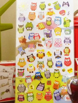 

Cute Owl Sticker Dairy Sticker Scrapbook Decoration Sticker Index Stickers For Party Favor Gift Bag Candy Box Decor